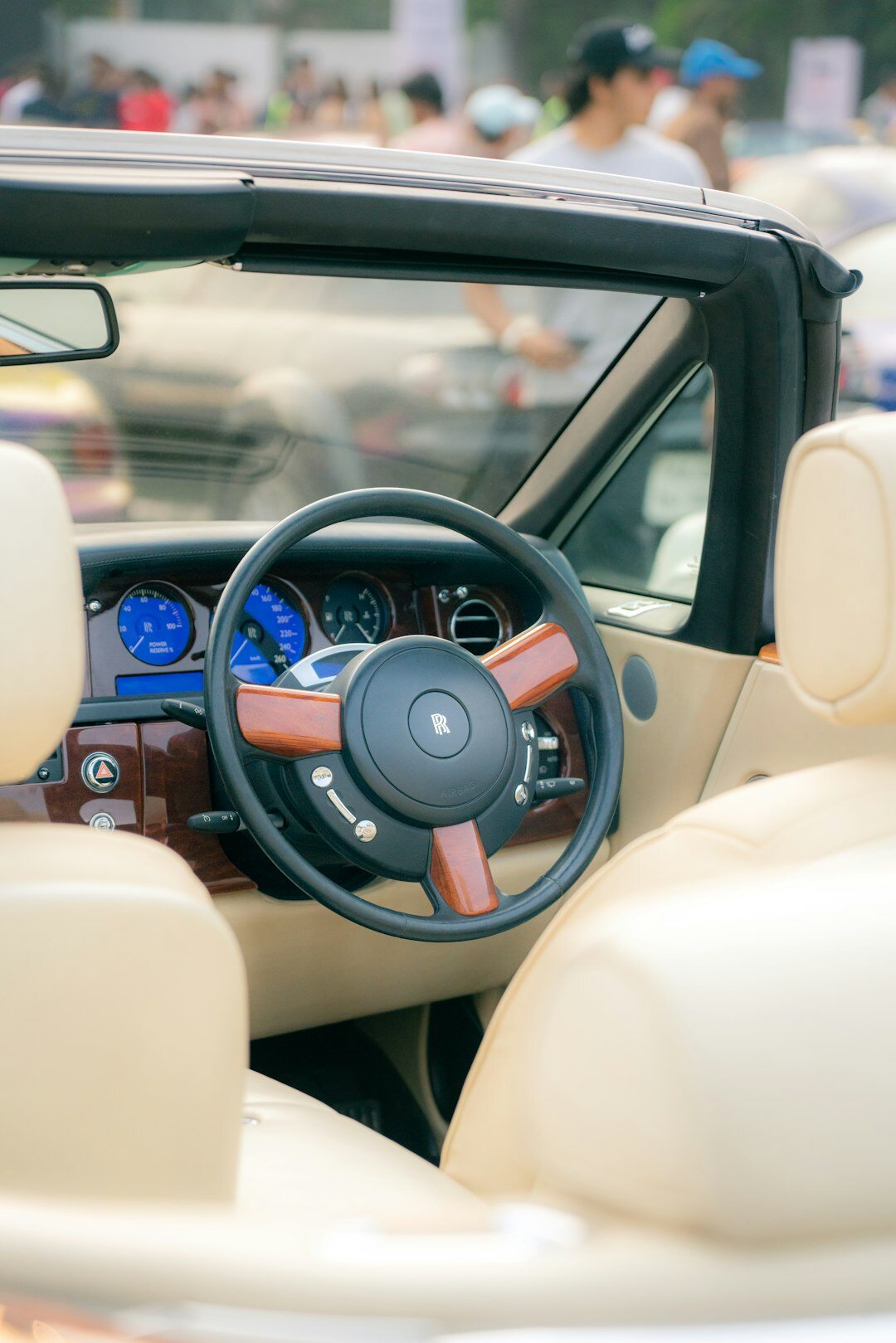 luxury car interior leather seats